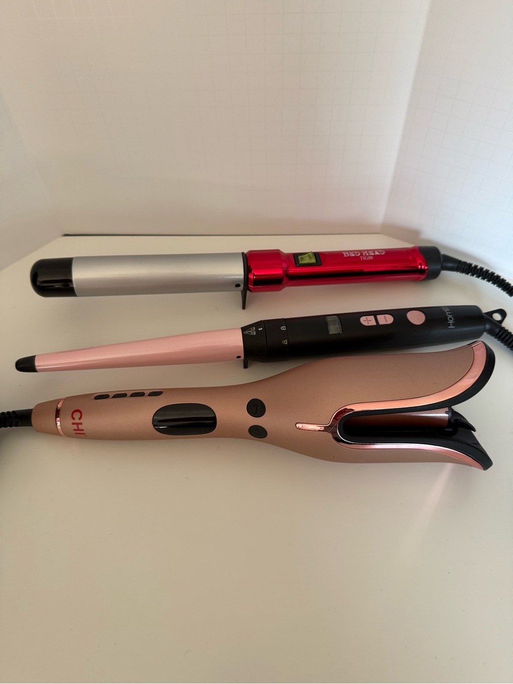 Curling Tools; Lot of Three; Two Manual, and One Automatic- Women’s Hair Tools